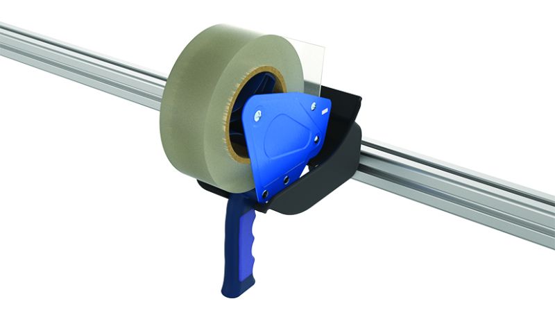 Packband-Handanroller Halter FX für Profil 40/45, Nut 8/10