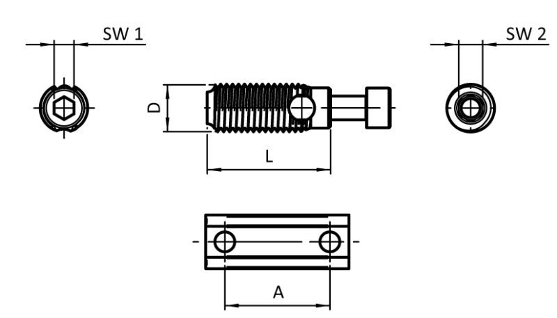 Automatik-Doppelverbinder I, Nut 8, 40 Profil, M6x40,ESD (SET)