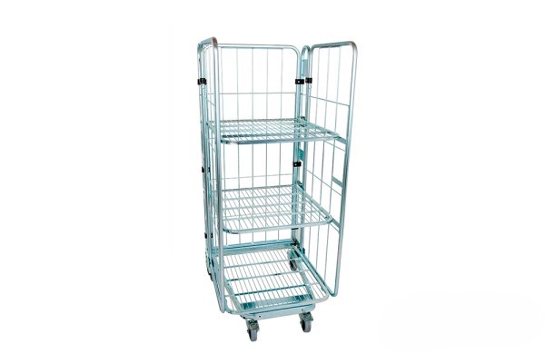 Nestable rollcontainer, 4-sided 1550