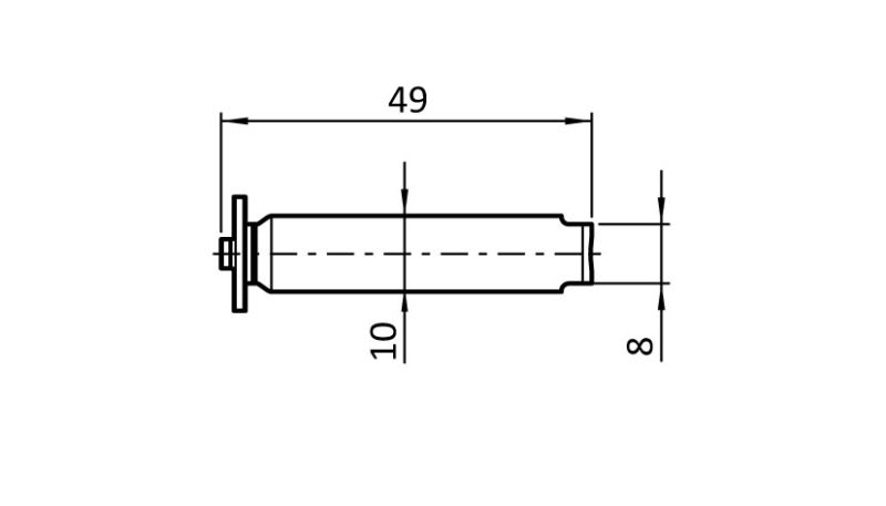Abdeckkappe für Automatikverbinder, Nut 8
