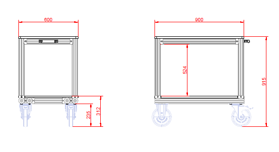 Assembly Trolley-60M Etagenwagen
