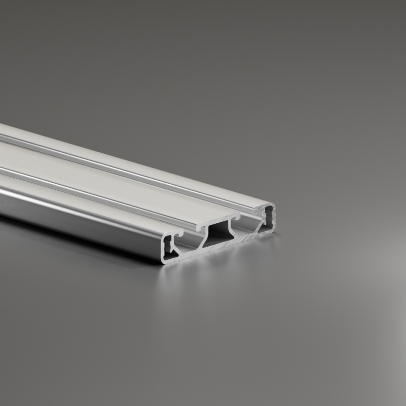 Alu - Profil AVP-I 6 Leicht 60 x 12 mm, Nut 6 mm
