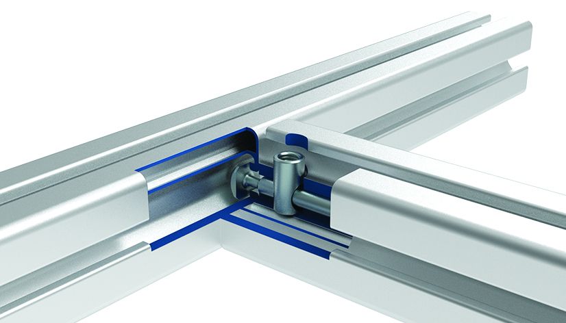 Zentralverbinder I 90° +/-45°