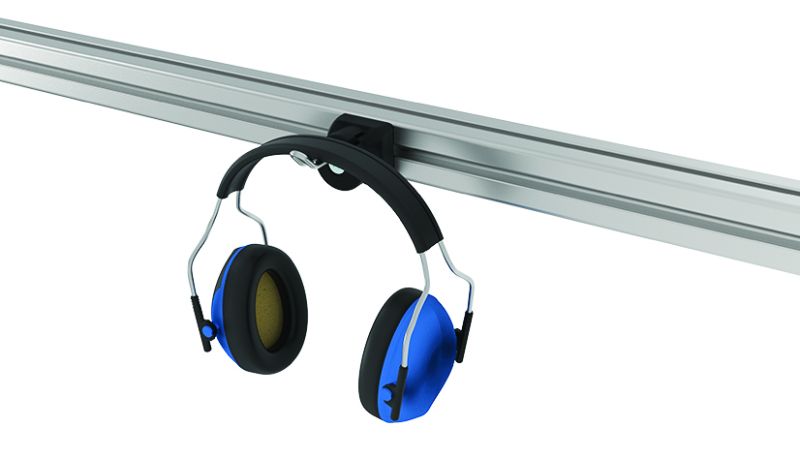 Werkzeughaken FX 24/16 - 12 für Profile 40/45, Nut 8/10 ESD