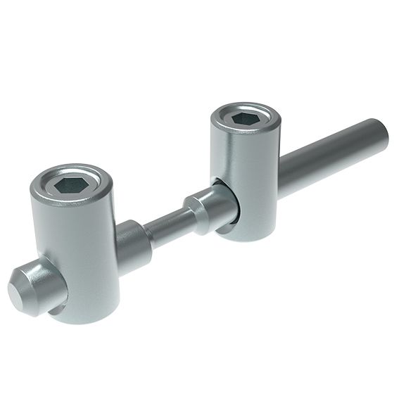 Zentral-Stossverbinder I 180° +/-45°