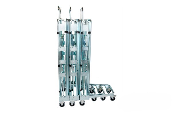 Nestable rollcontainer, 4-sided 1550
