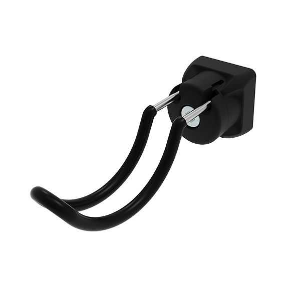 Werkzeughaken FX R35-27, gummiert für Profile 40/45, Nut 8/10