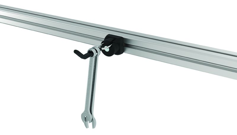 Werkzeughaken FX 66/27 - 13 gummiert für Profile 40/45, Nut 8/10
